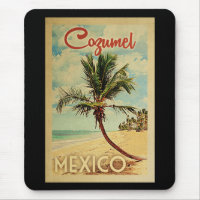Vintage voyage Cozumel Palm Tree