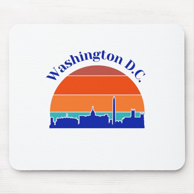 Tapis De Souris Vintage Washington D.C. (Devant)