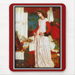 Tapis de souris vintage William Morris Reine Ginev