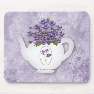 Tapis De Souris Violet Teapot Mousepad