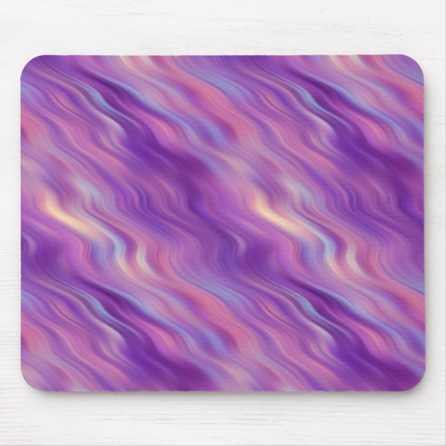 Tapis De Souris Violet violet texture ondulée (Devant)