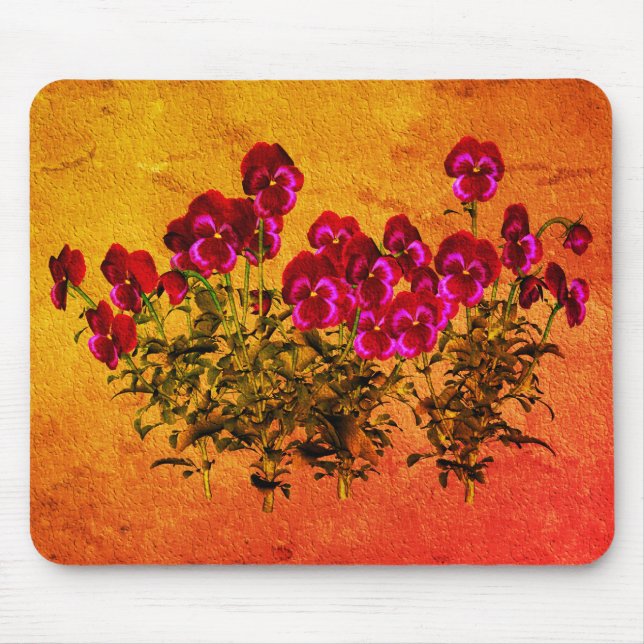 Tapis De Souris Violettes violettes (Devant)