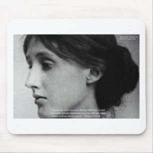Tapis De Souris Virginia Woolf "Love Autumn" Love Citation Cadeaux