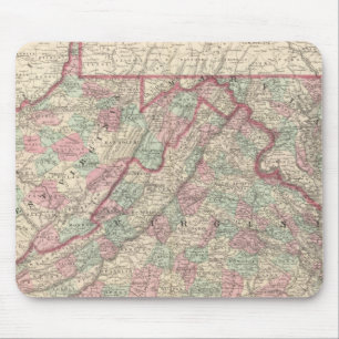 Tapis De Souris Virginie, Delaware, Maryland et Virginie-Occidenta