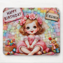 VIRGINIE ~ Jolie jeune fille ~ Mousepad