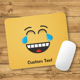 Tapis De Souris Visage avec les larmes de la joie Pad souris
