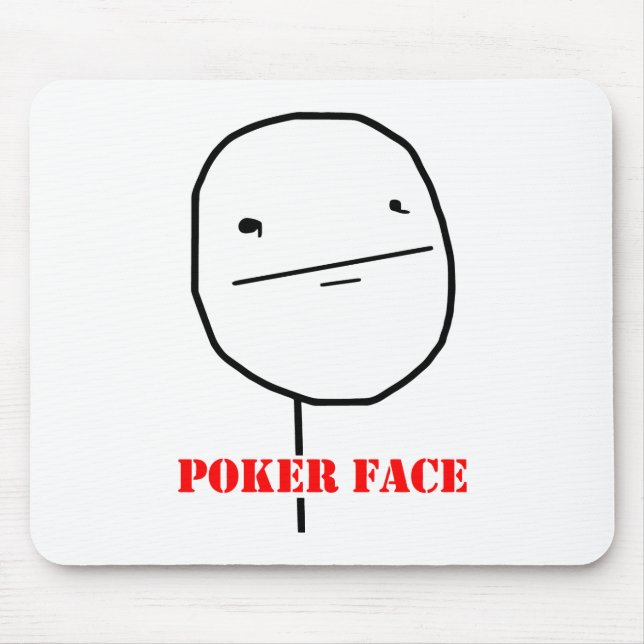 Tapis De Souris Visage de tisonnier - meme (Devant)