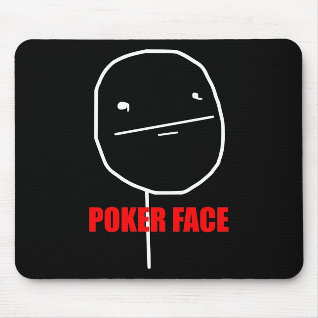 Tapis De Souris Visage de tisonnier Meme (Devant)