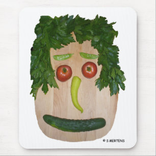 Tapis De Souris Visage de Veggie