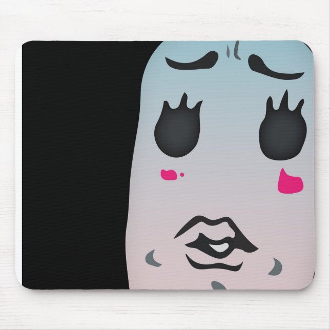 Tapis De Souris Visage drôle (Devant)