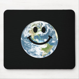 Tapis De Souris Visage heureux de la terre