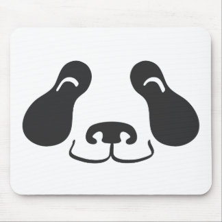 Tapis De Souris Visage heureux de panda
