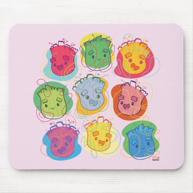 Tapis De Souris Visages de la grotte super (Devant)