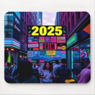Tapis De Souris "Vision 2025" Plaque de souris d'inspiration urbai