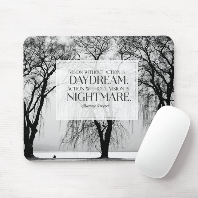 Tapis De Souris Vision sans action (Avec souris)