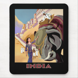 Tapis De Souris Visit Colorful India