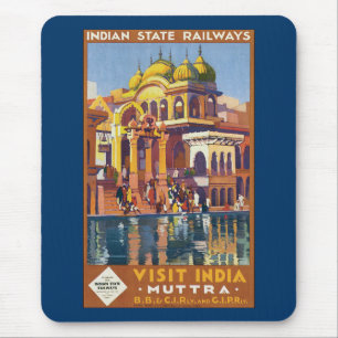 Tapis De Souris Visiter l'Inde ~ Muttra