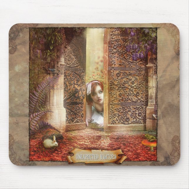 Tapis De Souris visiteurs inattendus (Devant)