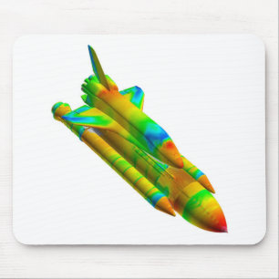 Tapis De Souris Visualisation MousePad de navette spatiale