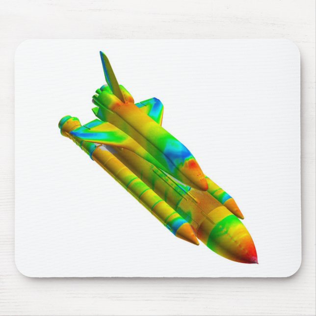 Tapis De Souris Visualisation MousePad de navette spatiale (Devant)