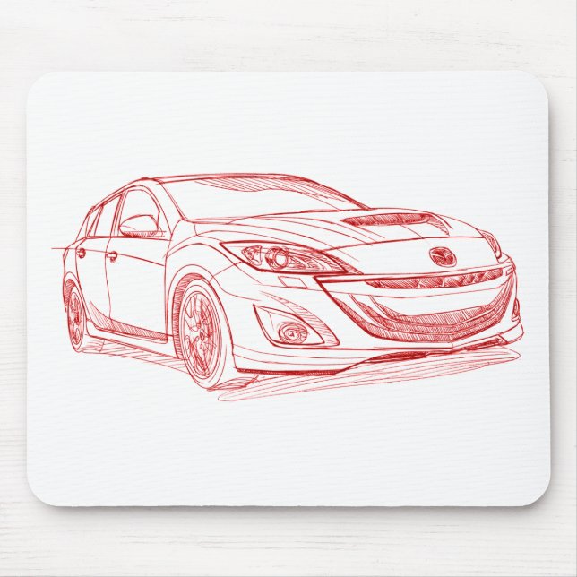 Tapis De Souris Vitesse 3 2010 de Maz (Devant)