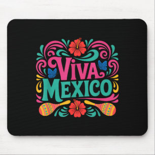 Tapis De Souris Vive le Mexique artisanat folklorique coloré indép