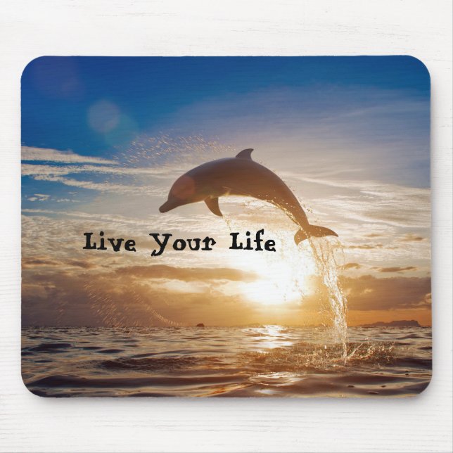 Tapis De Souris Vivent votre motivation de la vie (Devant)