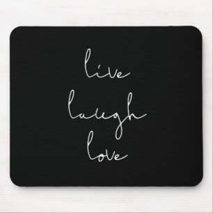 Tapis De Souris Vivre rire amour mousepad