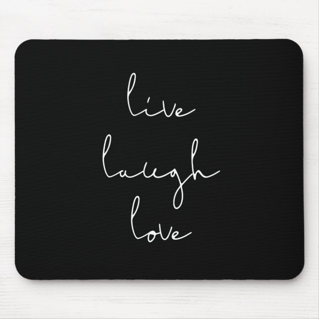 Tapis De Souris Vivre rire amour mousepad (Devant)