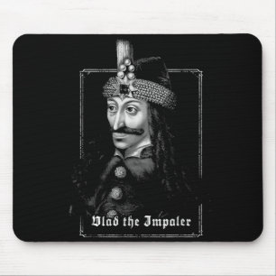 Tapis De Souris Vlad l'Empaleur Art Gothique Médiéval Vintage