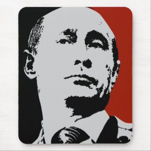 Tapis De Souris Vladimir Poutine rouge
