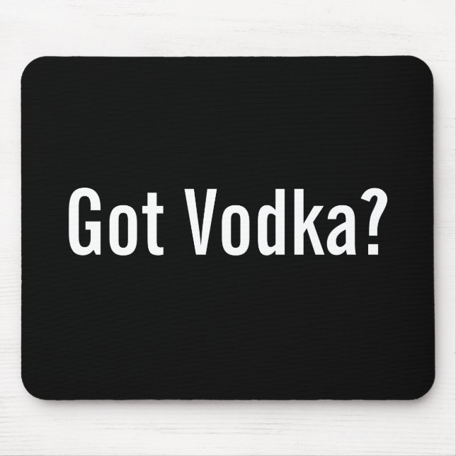 Tapis De Souris Vodka obtenue ? Mousepad (Devant)