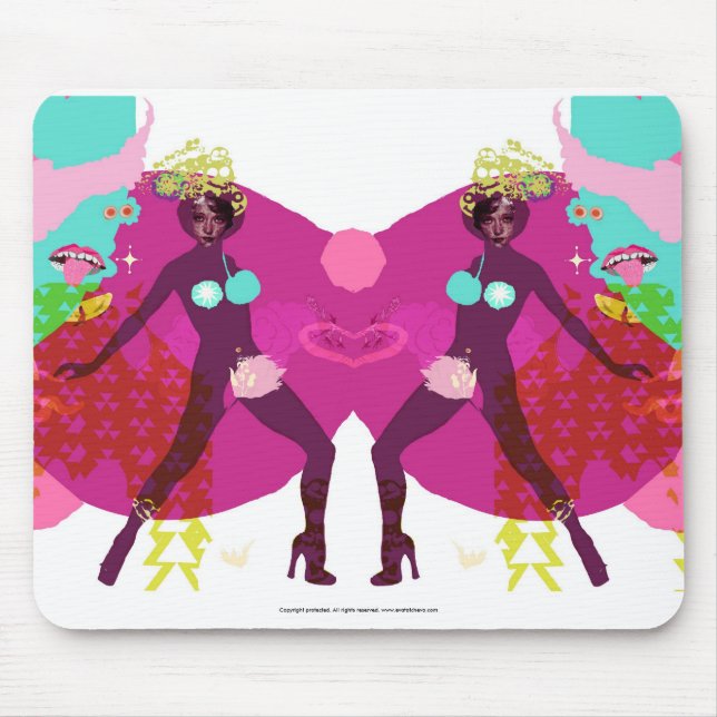 Tapis De Souris Voici venir les filles (Devant)