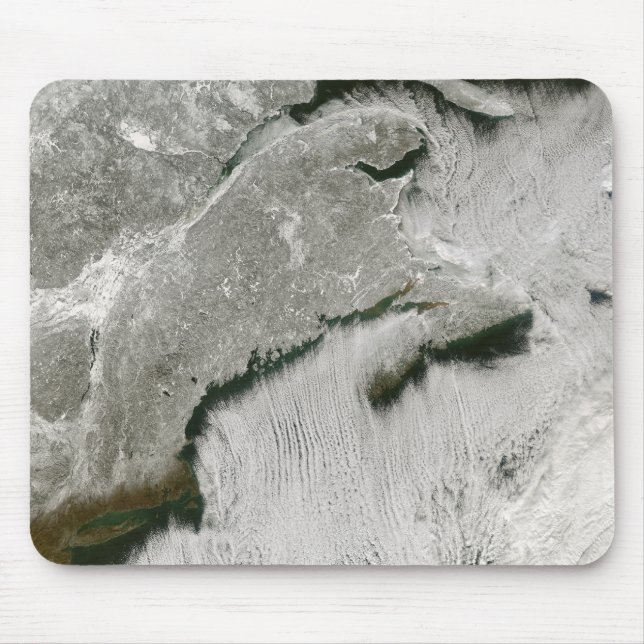 Tapis De Souris Voies de neige et de nuages (Devant)