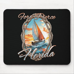 Tapis De Souris Voile Fort Pierce Floride Mer Et Soleil Pour M