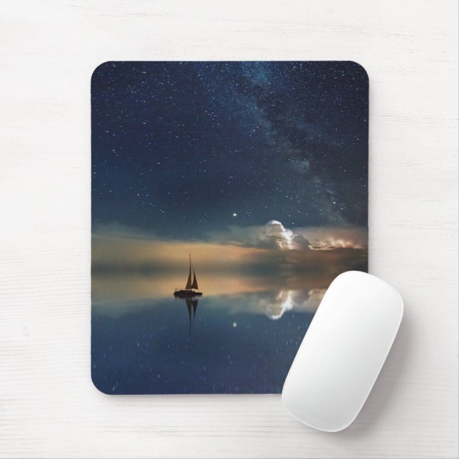 Tapis De Souris Voile vers les nuages (Avec souris)