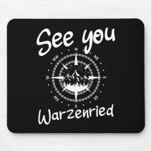 Tapis De Souris Voir Vous Randonnée Warzenried Allemagne Vacances 