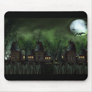 Tapis De Souris Voisinage hanté Mousepad