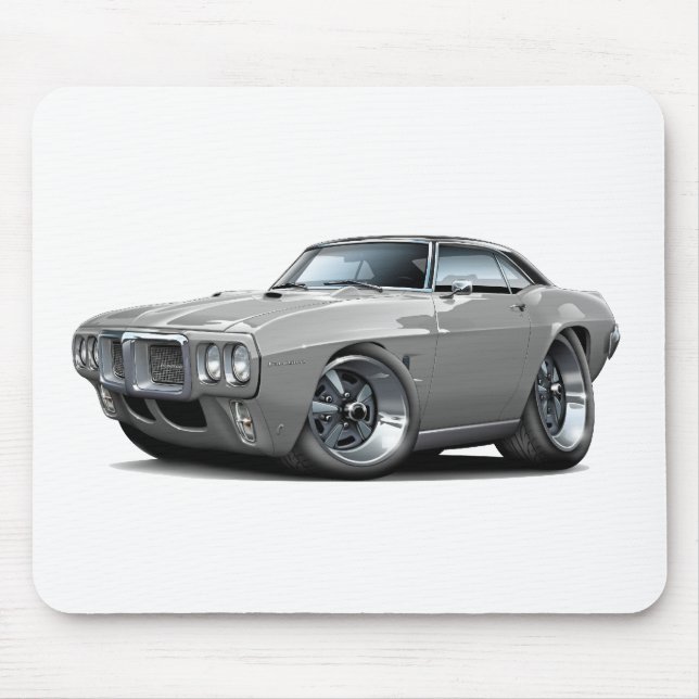 Tapis De Souris Voiture 1969 supérieure Gris-Noire de Firebird (Devant)