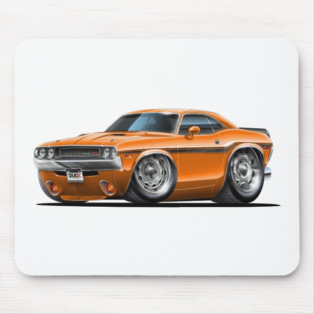 Tapis De Souris Voiture 1970-72 d'orange de challengeur (Devant)