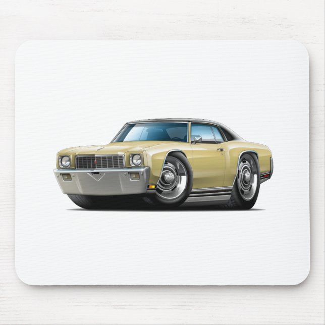 Tapis De Souris Voiture 1971 supérieure Tan-Noire de Monte Carlo (Devant)