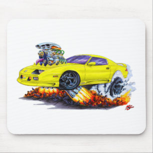 Tapis De Souris Voiture 1982-92 jaune de Camaro