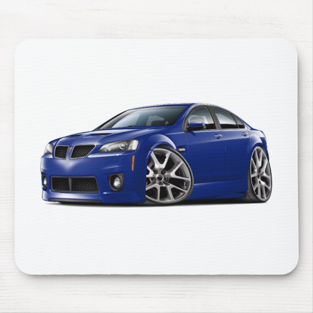 Tapis De Souris Voiture de bleu de Pontiac G8 GXP (Devant)