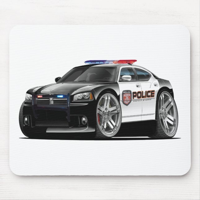 Tapis De Souris Voiture de police de chargeur de Dodge (Devant)