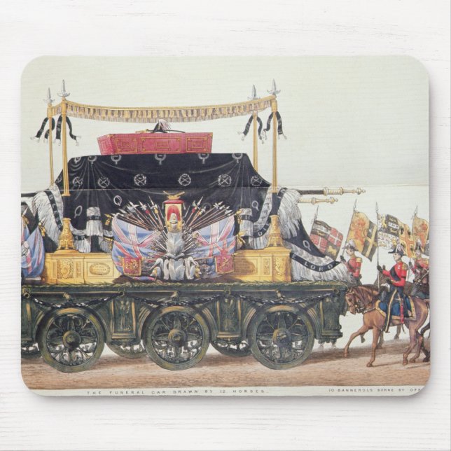 Tapis De Souris Voiture funèbre du duc de Wellington, 1853 (Devant)