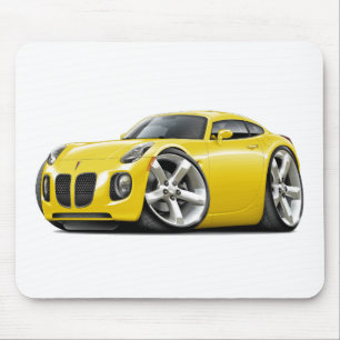 Tapis De Souris Voiture jaune de solstice