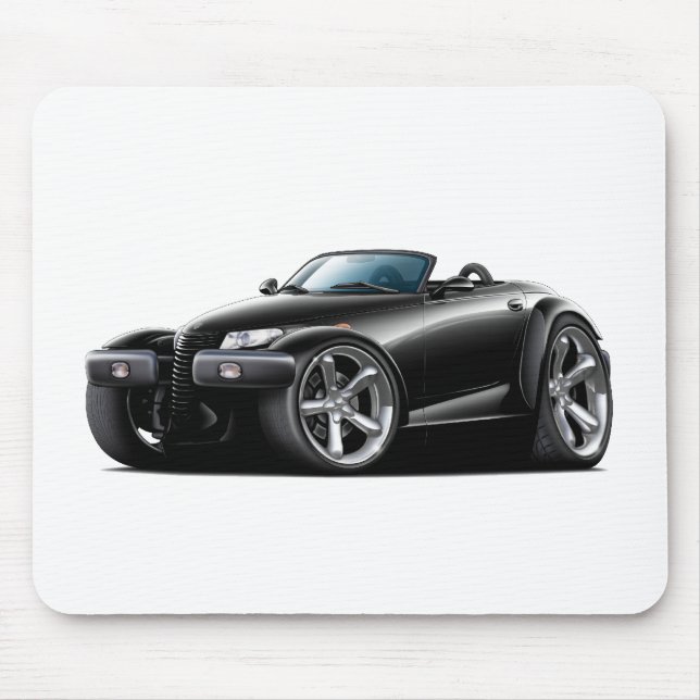 Tapis De Souris Voiture noire de rôdeur (Devant)