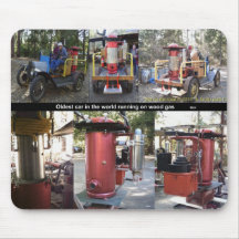 Voiture plus ancienne fonctionnant sur bois