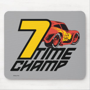 Tapis De Souris Voitures 3   Lightning McQueen - 7 Time Champ