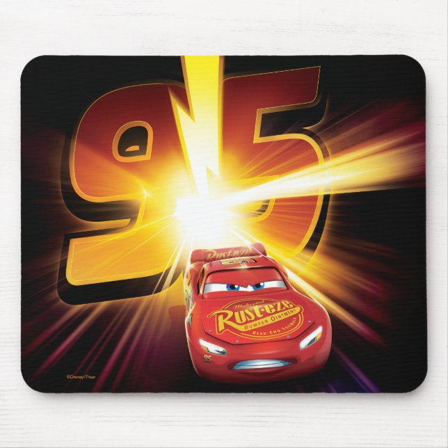 Tapis De Souris Voitures 3 | Lightning McQueen 95 (Devant)